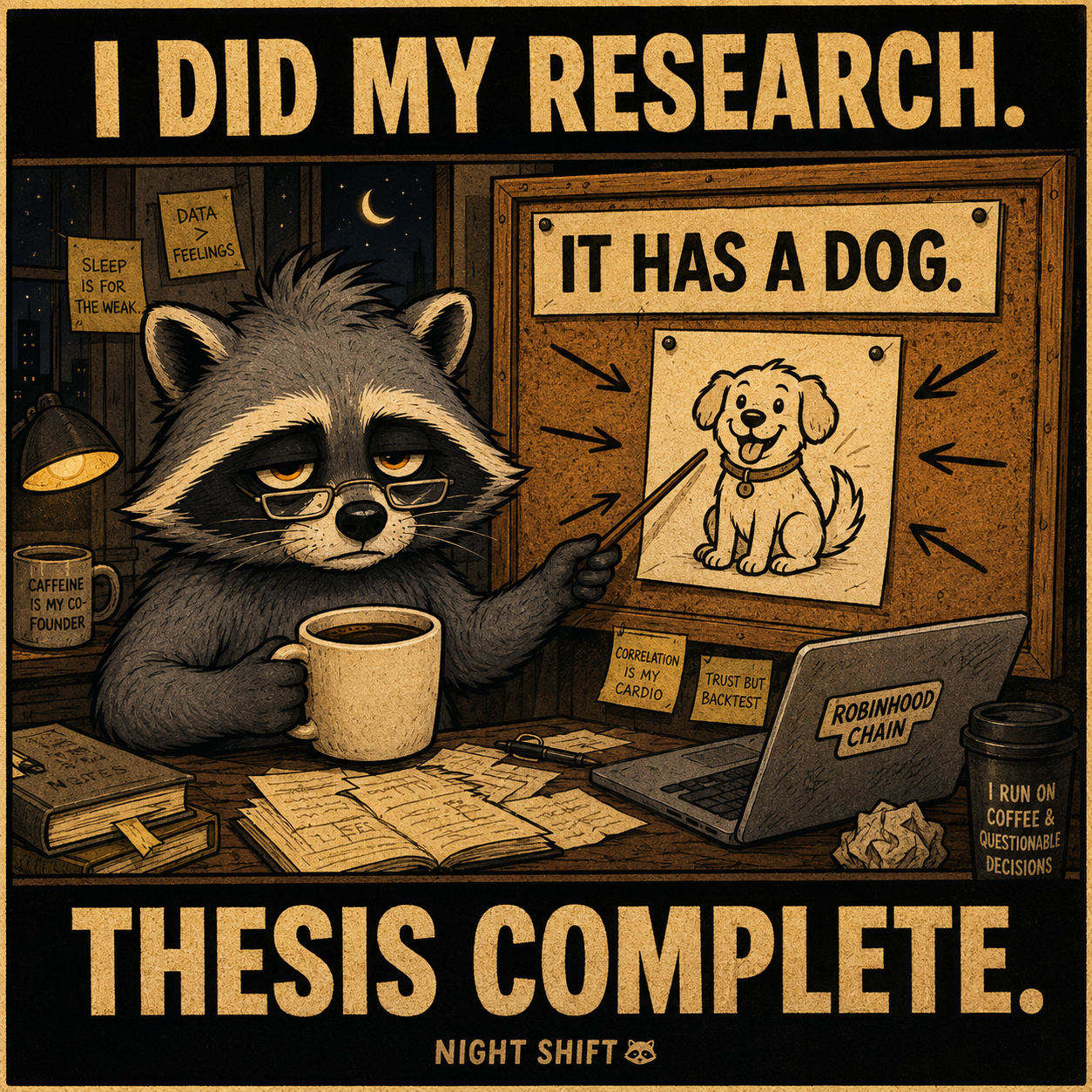 I did my research. It has a dog. Thesis complete.